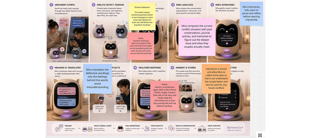 System diagram — how BetweenUs works